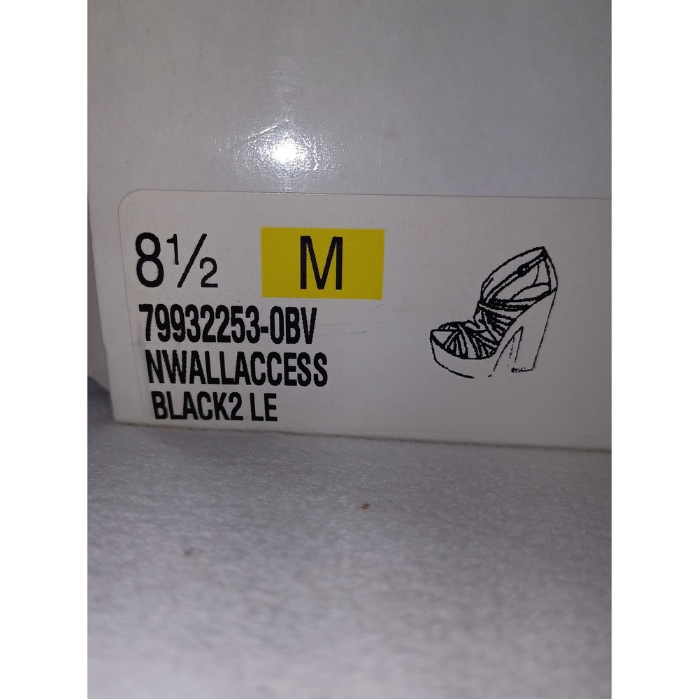 Nine West Shoes Womens Size 8.5 Platform Heels NWALLACCESS Strappy Sandals - Picture 11 of 12